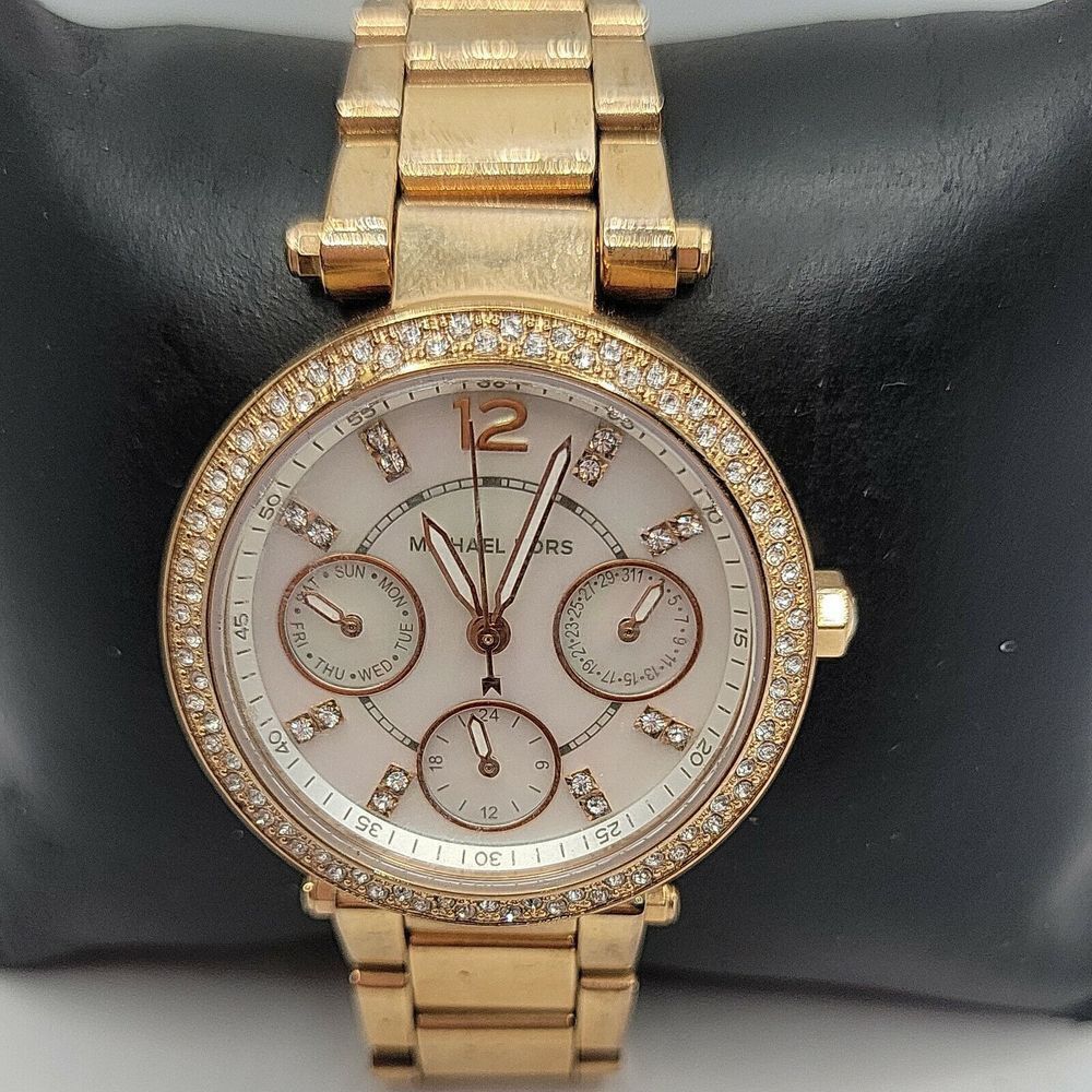 Michael Kors Mini Parker MK5616 Women's Stainless Steel Analog Dial Watch AM445